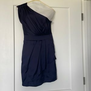 BCBG navy cocktail dress